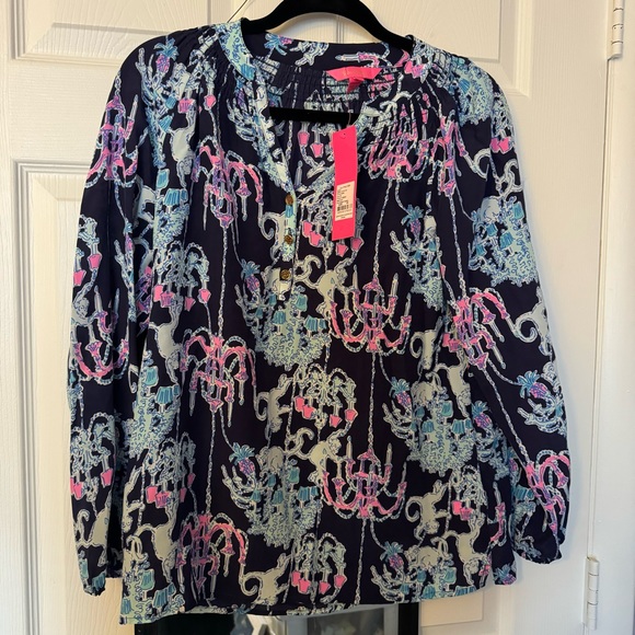 Nwt Lilly Pulitzer Elsa top - Picture 1 of 4
